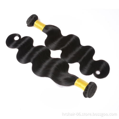 Unprocessed Brazilian Virgin Cuticle Aligned Human Hair Bundles ,Body Wave Human Hair Extension